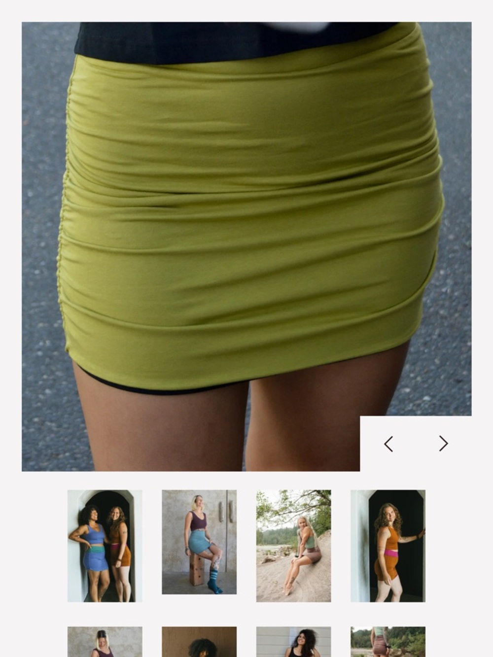 Una Pluma Ruched reversible mini skirt